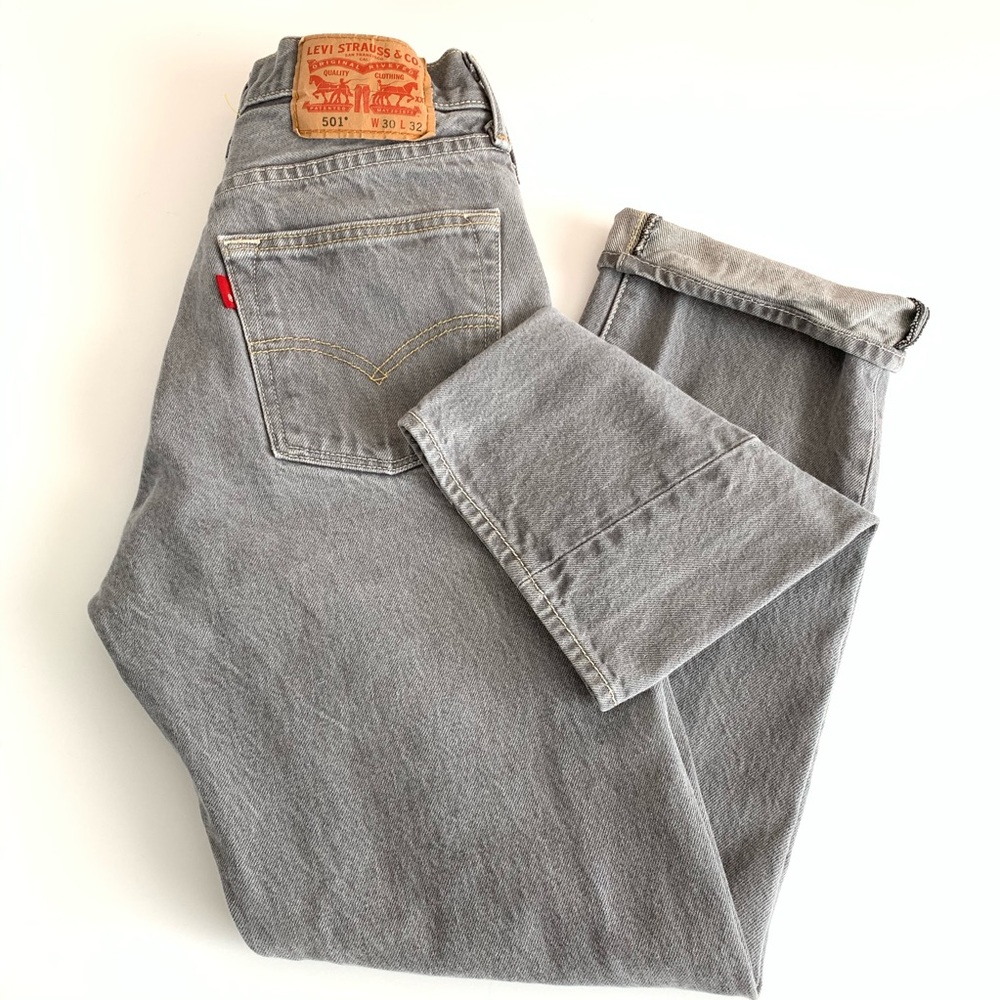 Boyfriend Levi’s 501 High Waisted Jeans Sz 30x32
